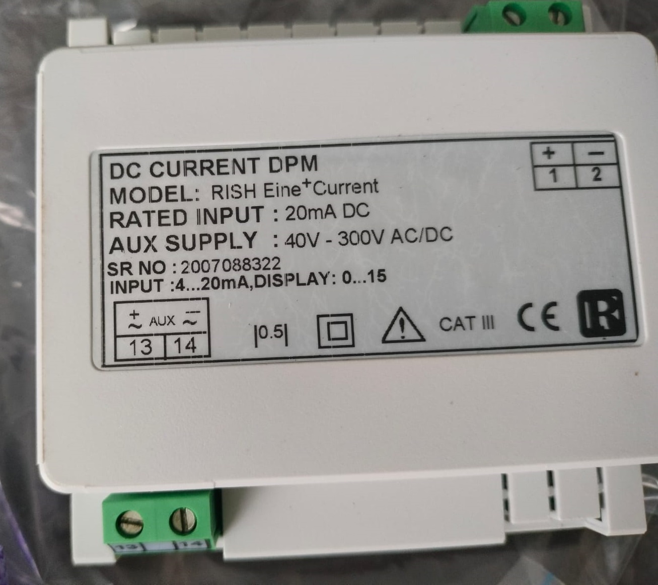Rish Eine+ DC Digital Voltmeter For 132 KV, Input: 4-20 mA, Display: 0-150KV